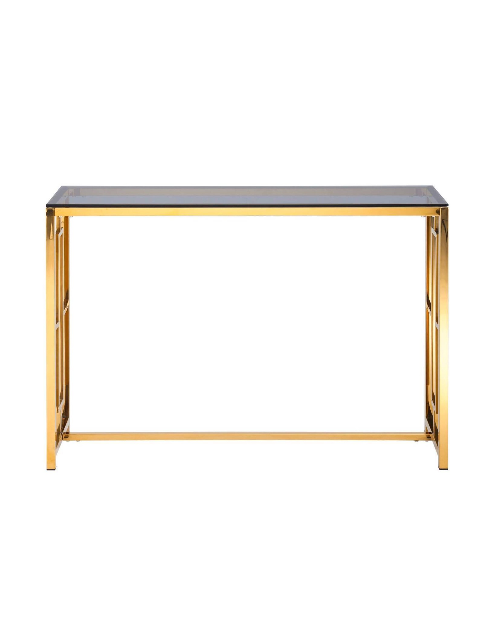 Консоль БРУКЛИН 115*30 золото стекло smoke Stool Group