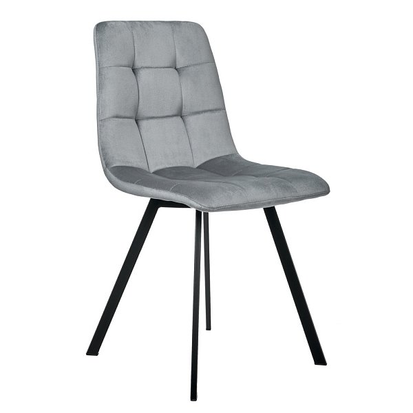 Стул Easy серый с чёрными ножками Bradex Home FR 0729