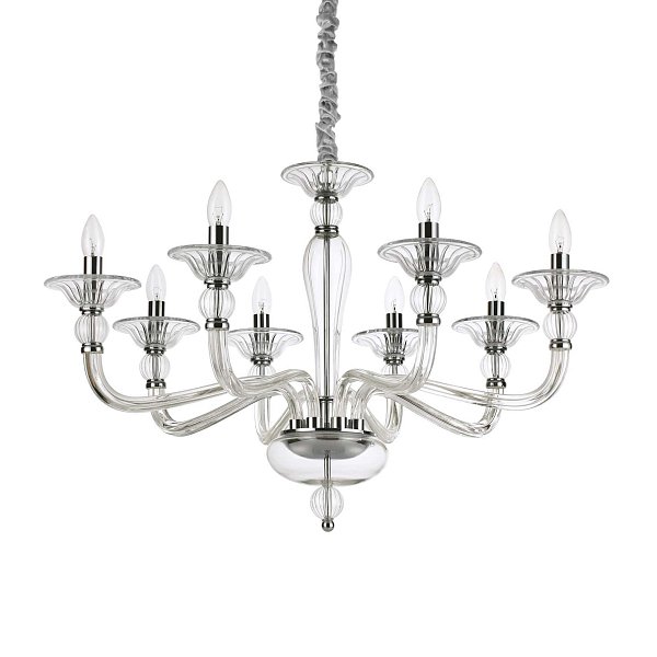 Потолочный светильник Ideal Lux DANIELI SP8 TRASPARENTE 159980