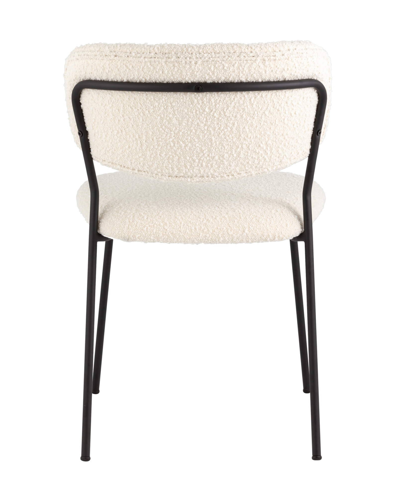 Стул Кэрол без подлокотников букле белый Stool Group