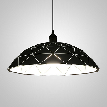 Подвесной светильник HOOD D40 Black White by ImperiumLoft