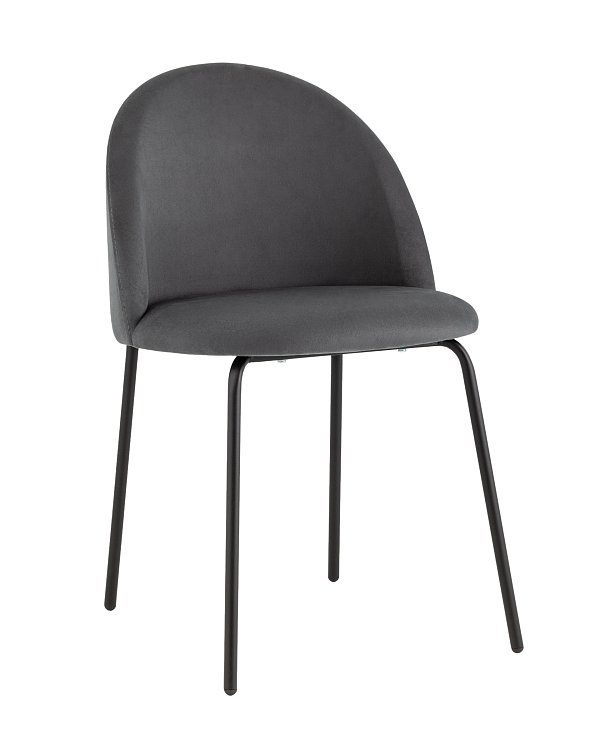 Стул Коди велюр тёмно-серый Stool Group