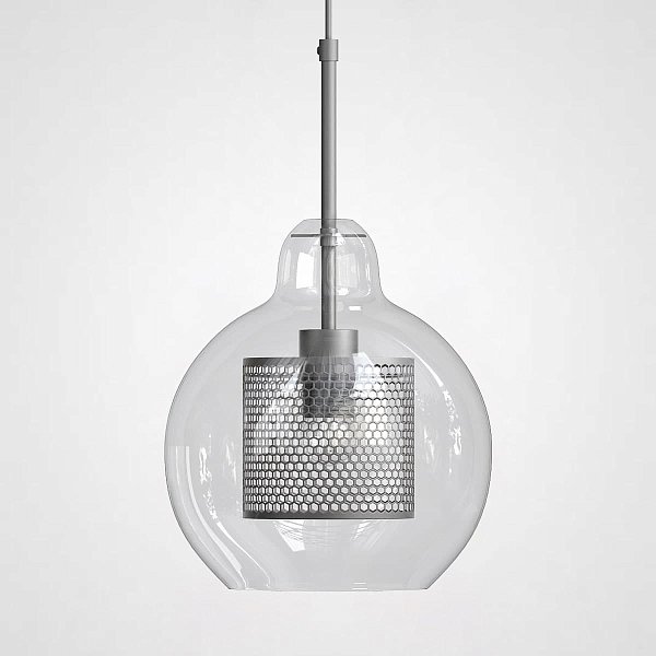 Подвесной Светильник Catch F Pear Silver D25 By Imperiumloft