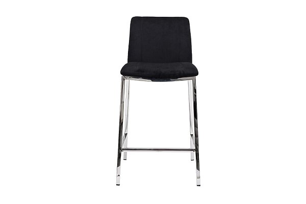 Стул барный велюровый черный Garda Decor 30C-DX-2091 BLK