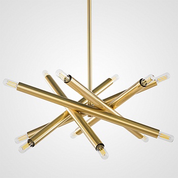 Люстра на штанге SPIKE D50 H65 by ImperiumLoft