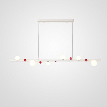 Реечный, рядный светильник REIK LONG WHITE by ImperiumLoft