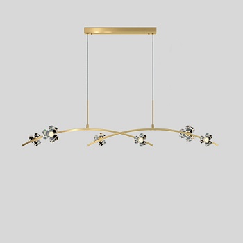 Подвесной светильник CAMILIA ARC L100 Brass by ImperiumLoft