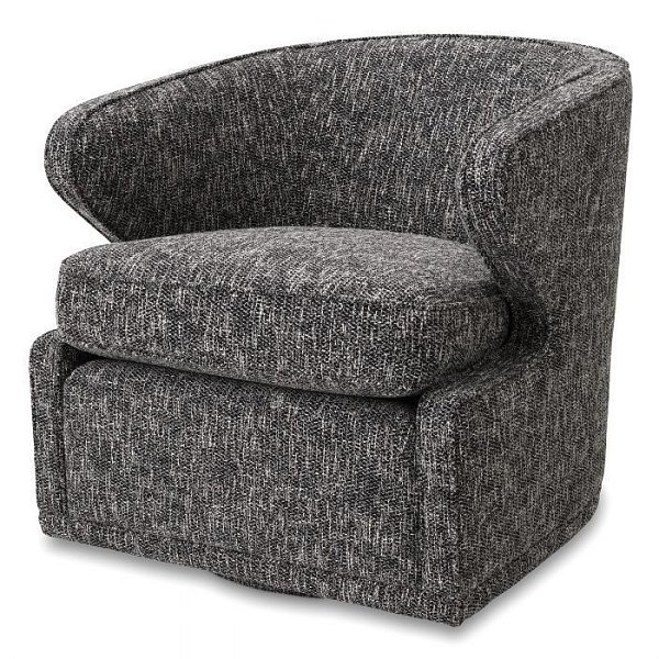 Вращающееся кресло Eichholtz Dorset cambon black 115808