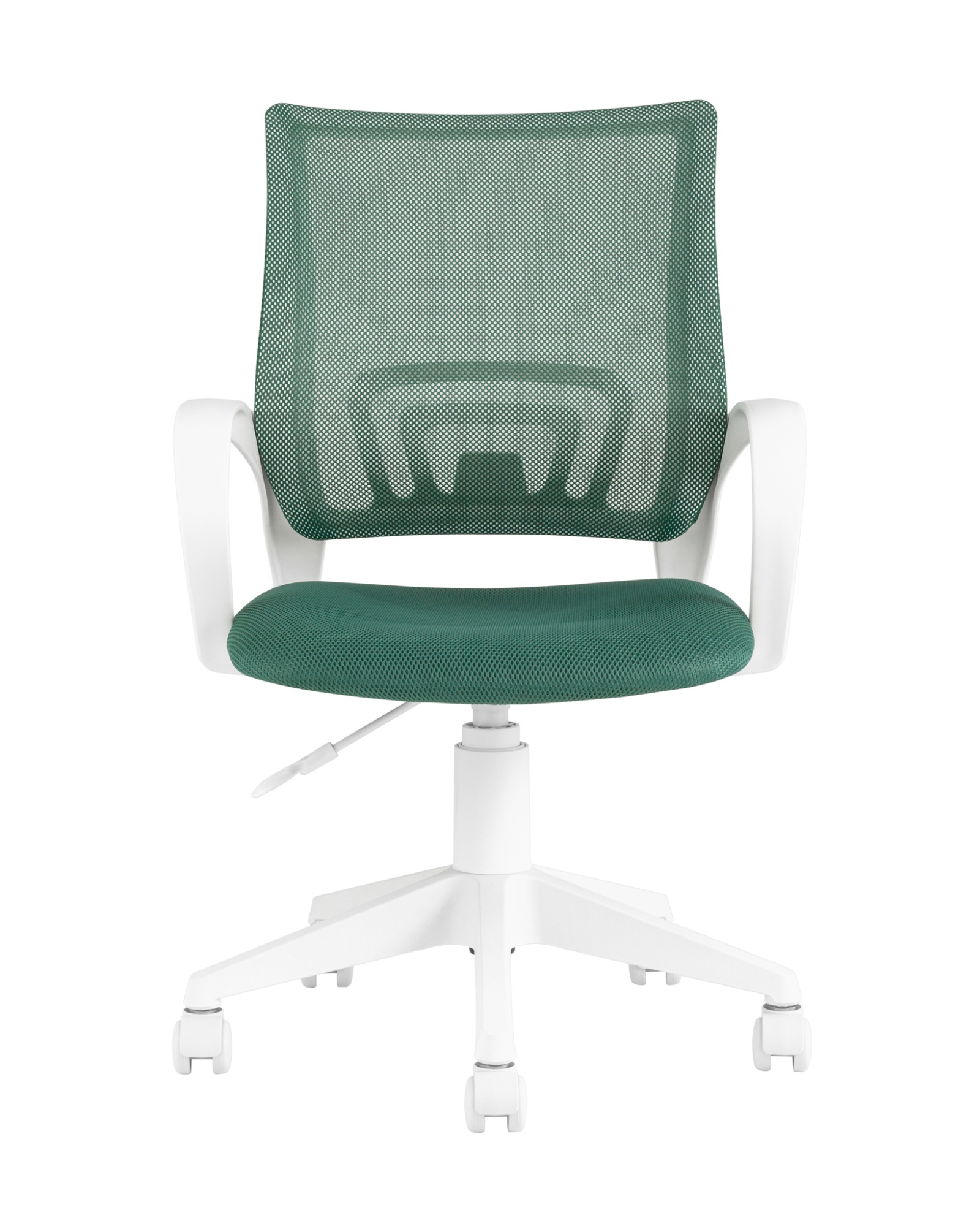Кресло офисное TopChairs ST-BASIC-W зеленый крестовина пластик белый Stool Group