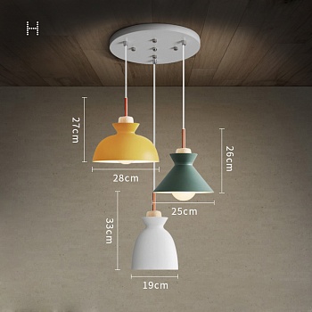 Подвесной светильник OMG TRIO H Round by ImperiumLoft