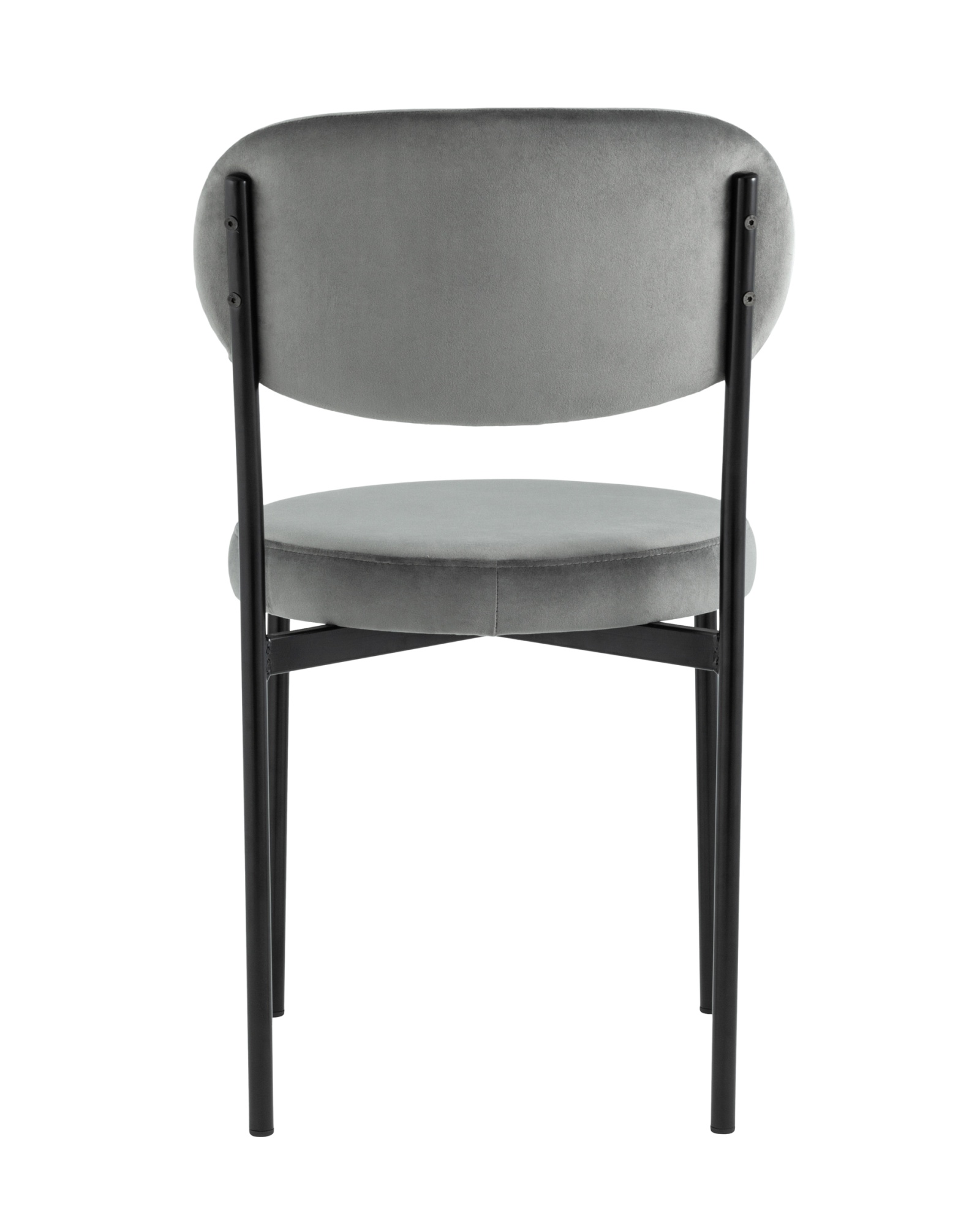 Стул Бриф NEW велюр тёмно-серый Stool Group