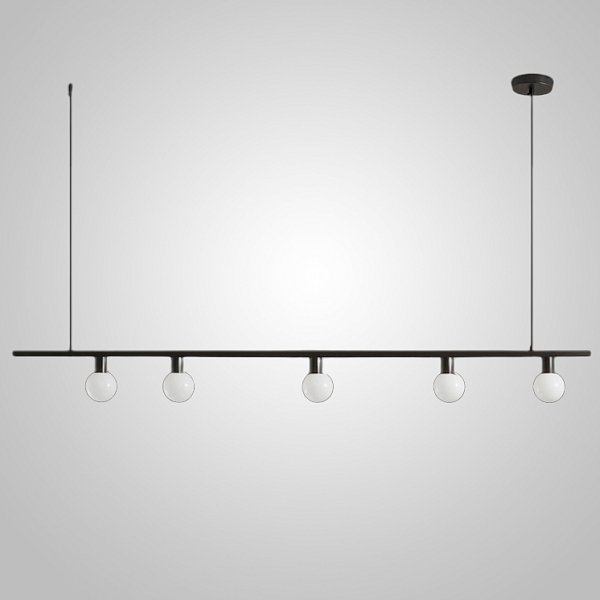 Реечный, рядный светильник OTTEN Black by ImperiumLoft