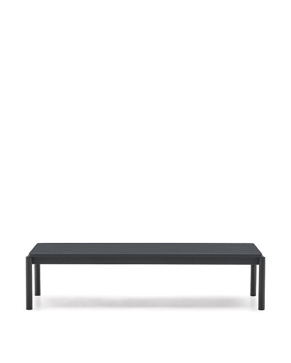 Журнальный столик Sorells из серого алюминия 63 x 149 см La Forma (ex Julia Grup)