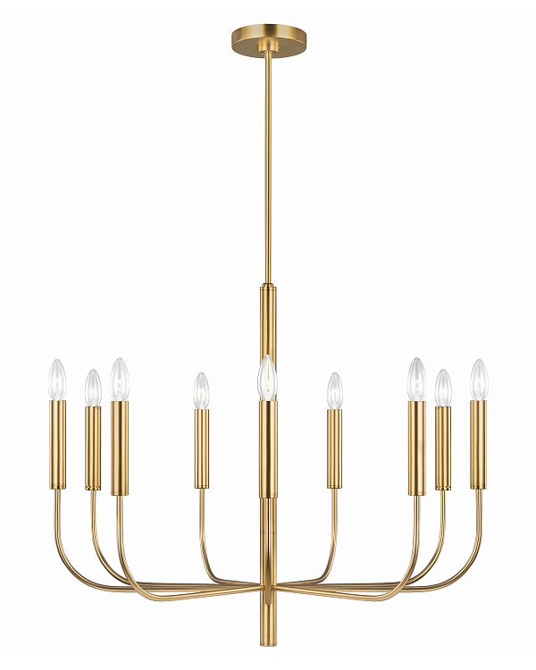 Большая золотая люстра Уорвик Louvre Home JJ11161-9DC