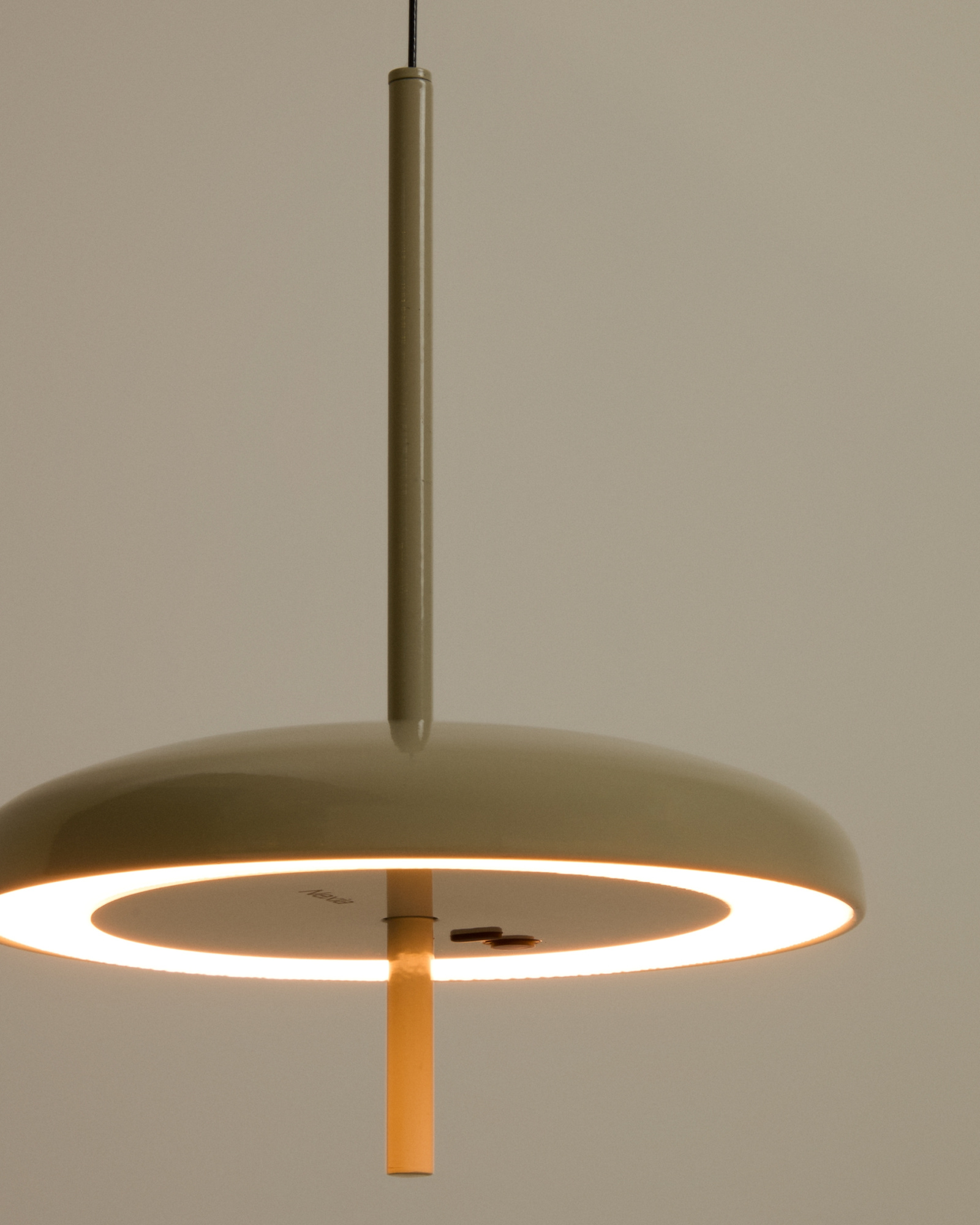 Портативный потолочный светильник Porte из светло-серого алюминия Ø 16 см La Forma (ex Julia Grup)