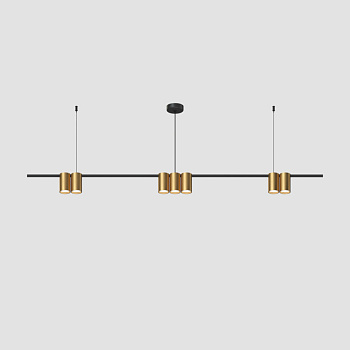 Подвесной светильник Denkirs DK4063-BK+SG