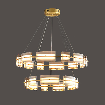 Подвесная люстра BRIAND D61+81 Brass by ImperiumLoft