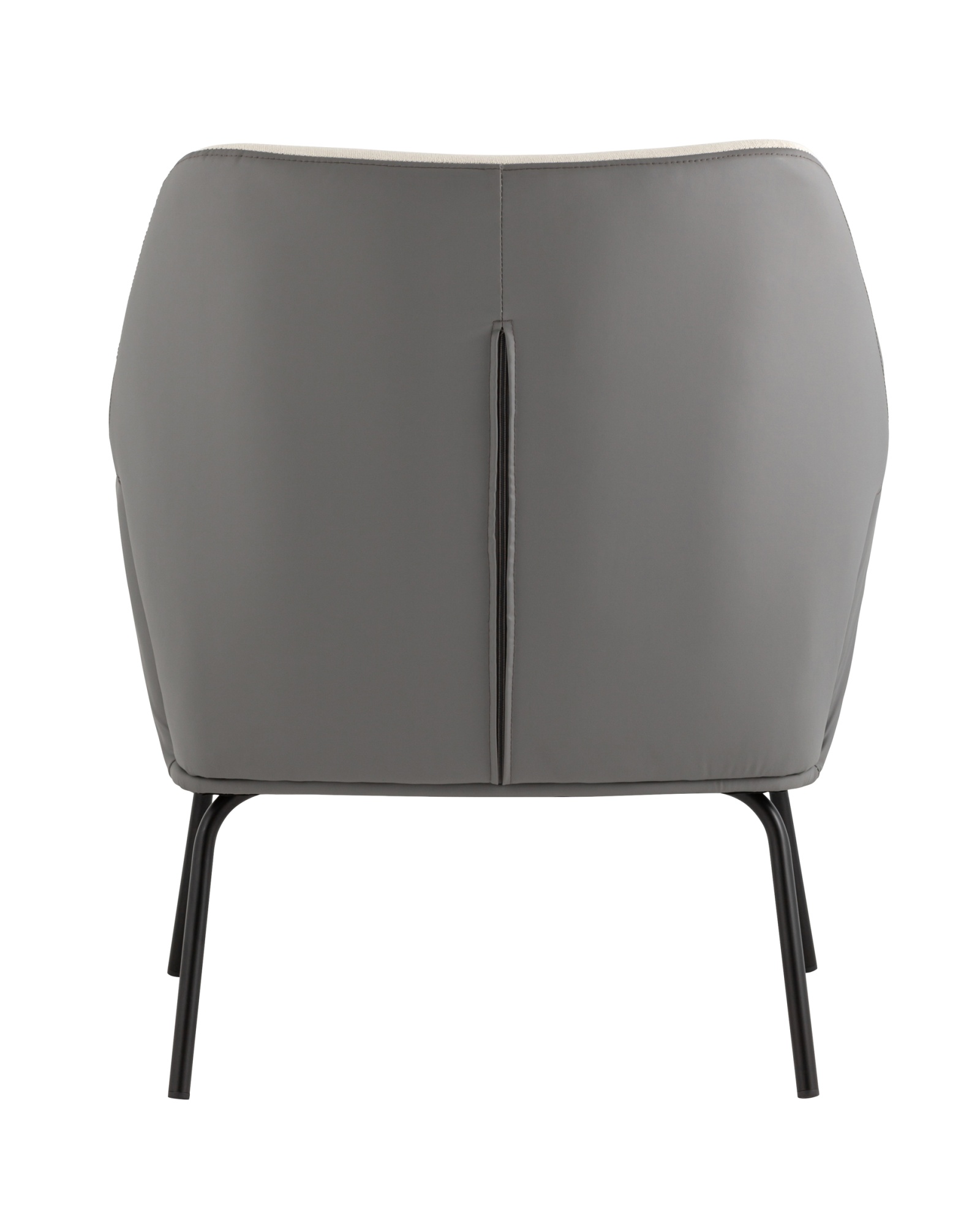 Кресло Харви бежевый с серой экокожей Stool Group