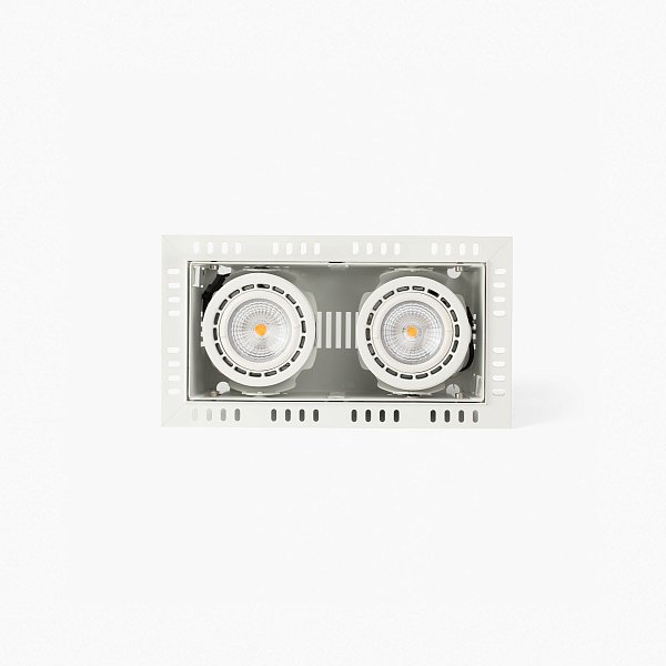 Белый встраиваемый светильник Nano Colin-2 без рамки 14-26W 2700K 20° Faro