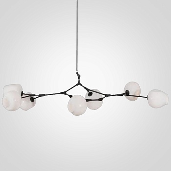 Люстра Сrumpled Bubble White Glass by ImperiumLoft