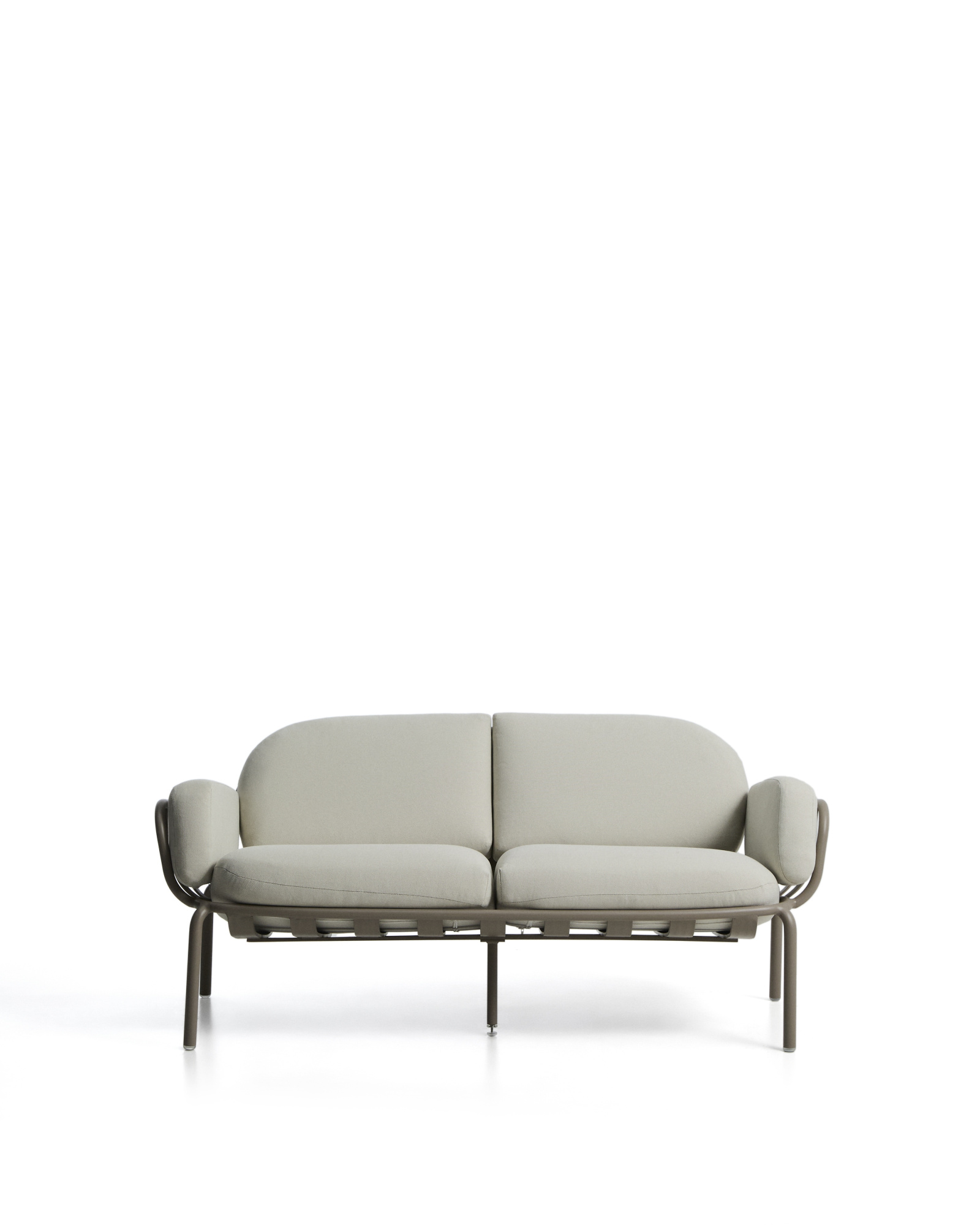 Уличный 2-х местный диван Joncols из алюминия цвета таупе, 164 см La Forma 482602