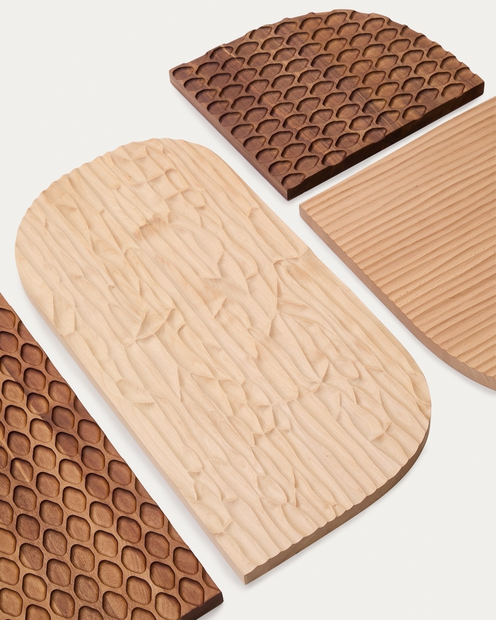 Trivax Стеновая панель из 4 частей из древесины акации La Forma (ex Julia Grup)