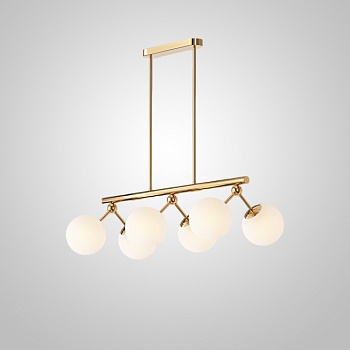 Потолочный светильник MARTIAL LONG L80 Brass by ImperiumLoft