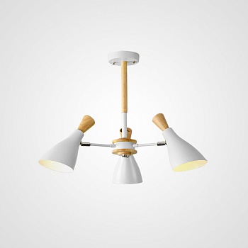 Люстра на штанге TUNE L3 White by ImperiumLoft