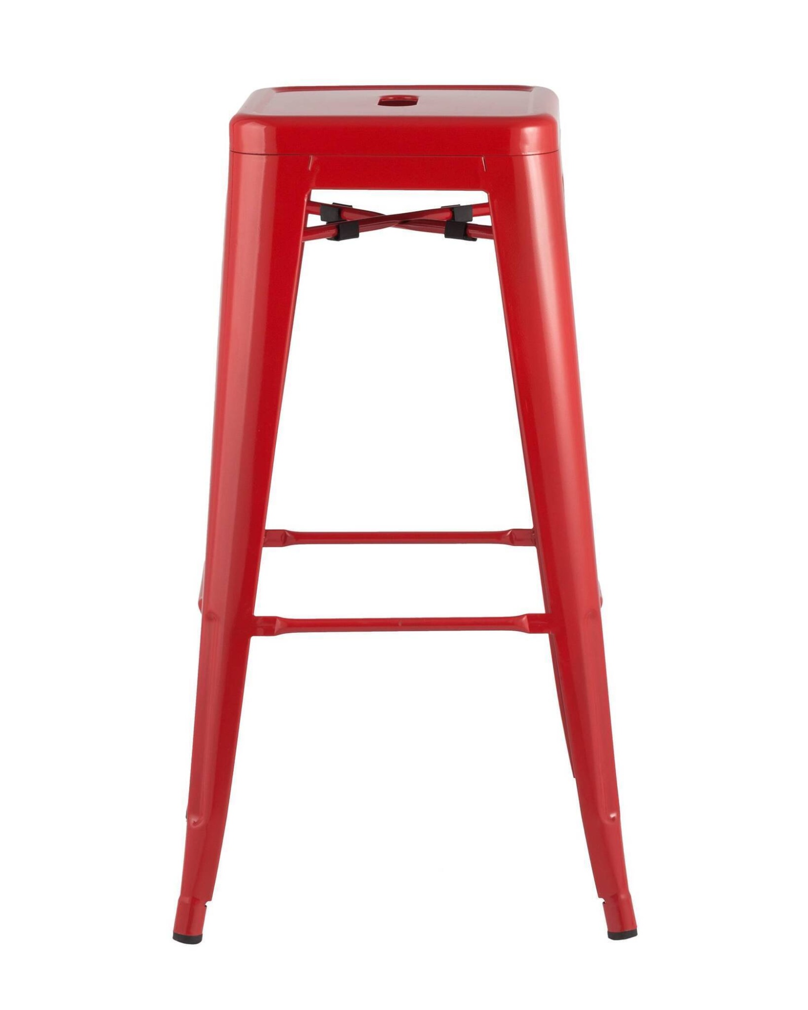 Стул барный TOLIX красный глянцевый Stool Group