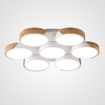 Подвесная люстра CLIP 7 Белый by ImperiumLoft