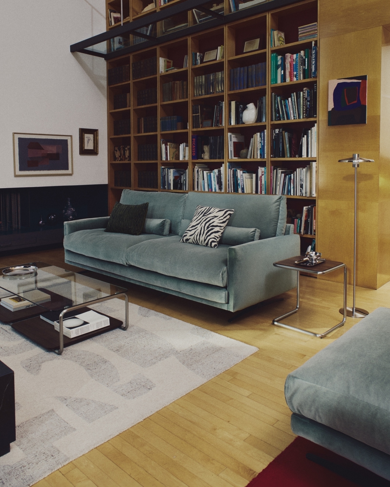 Серый жаккардовый ковер Norela из шерсти 300 x 200 см La Forma (ex Julia Grup)