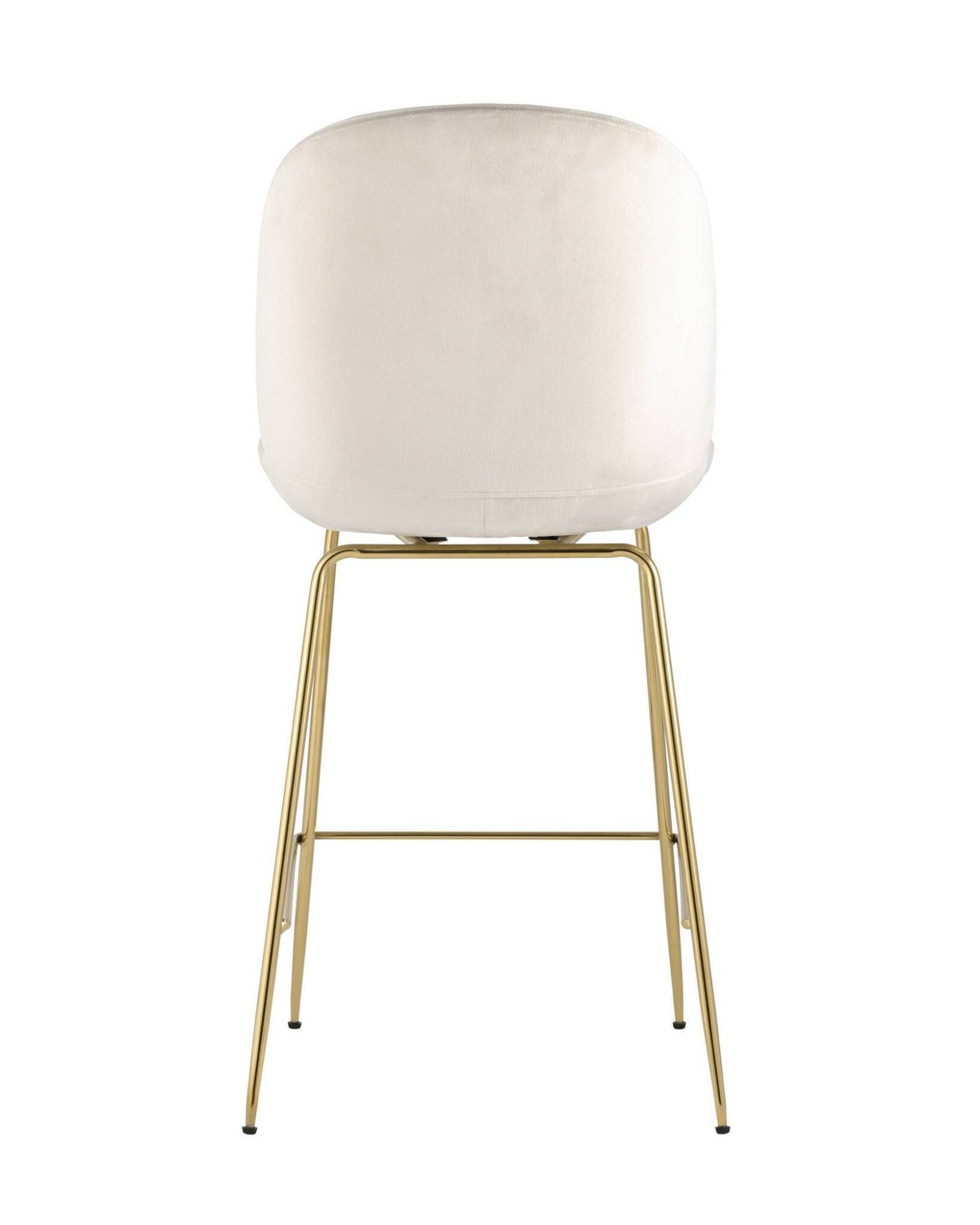 Стул полубарный Beetle со спинкой бежевый Stool Group