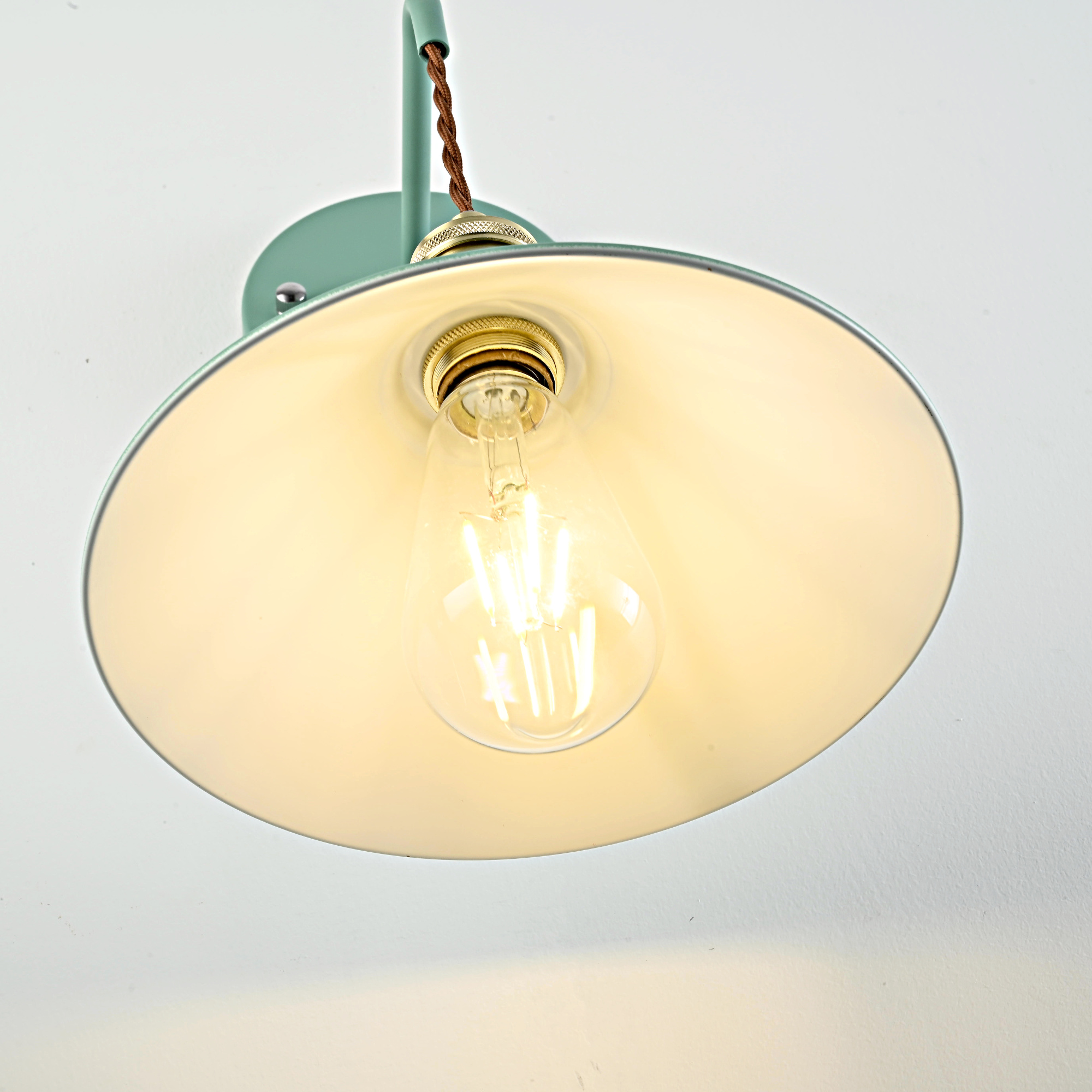 Бра С Подвесным Плафоном Braid Wall Green By Imperiumloft