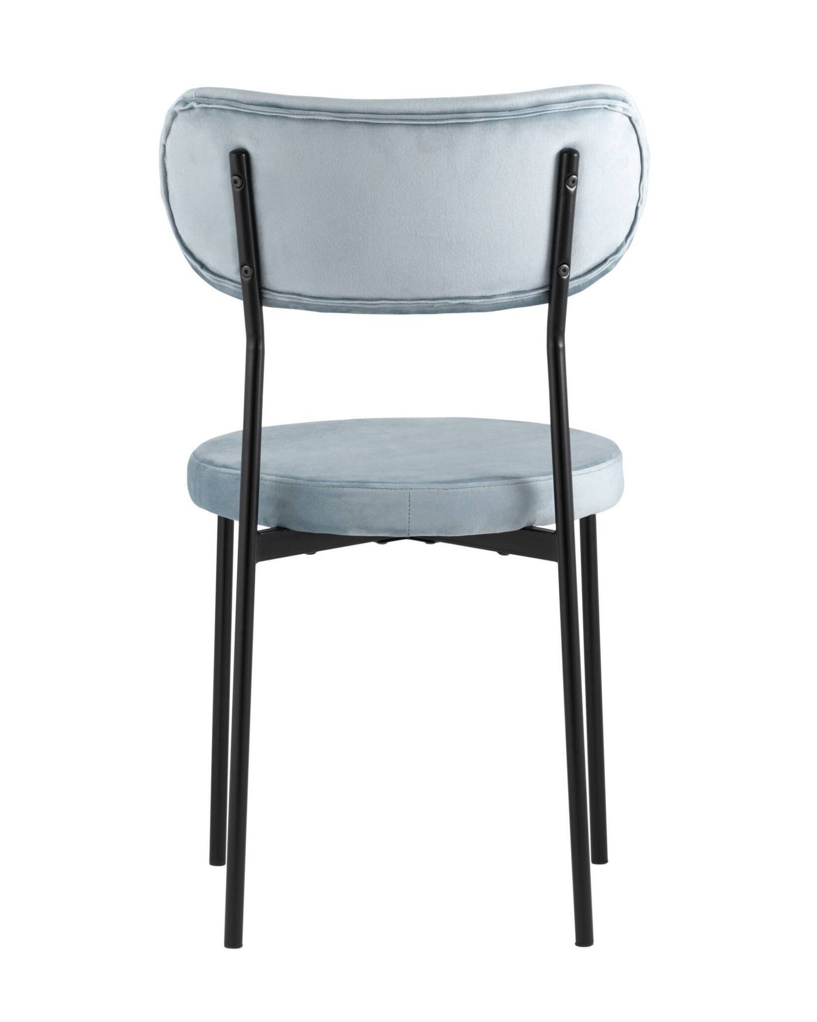 Стул Барбара велюр серо-голубой Stool Group