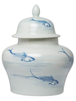 Ваза с крышкой Glasar DF2003-DS