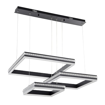 Каскадная люстра LED4U 8596-500-400-300 BK
