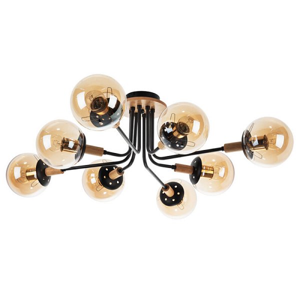 Люстра на штанге Arte Lamp A2716PL-8BK