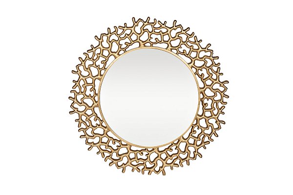 Зеркало в ажурной раме золотое Garda Decor 19-OA-8092