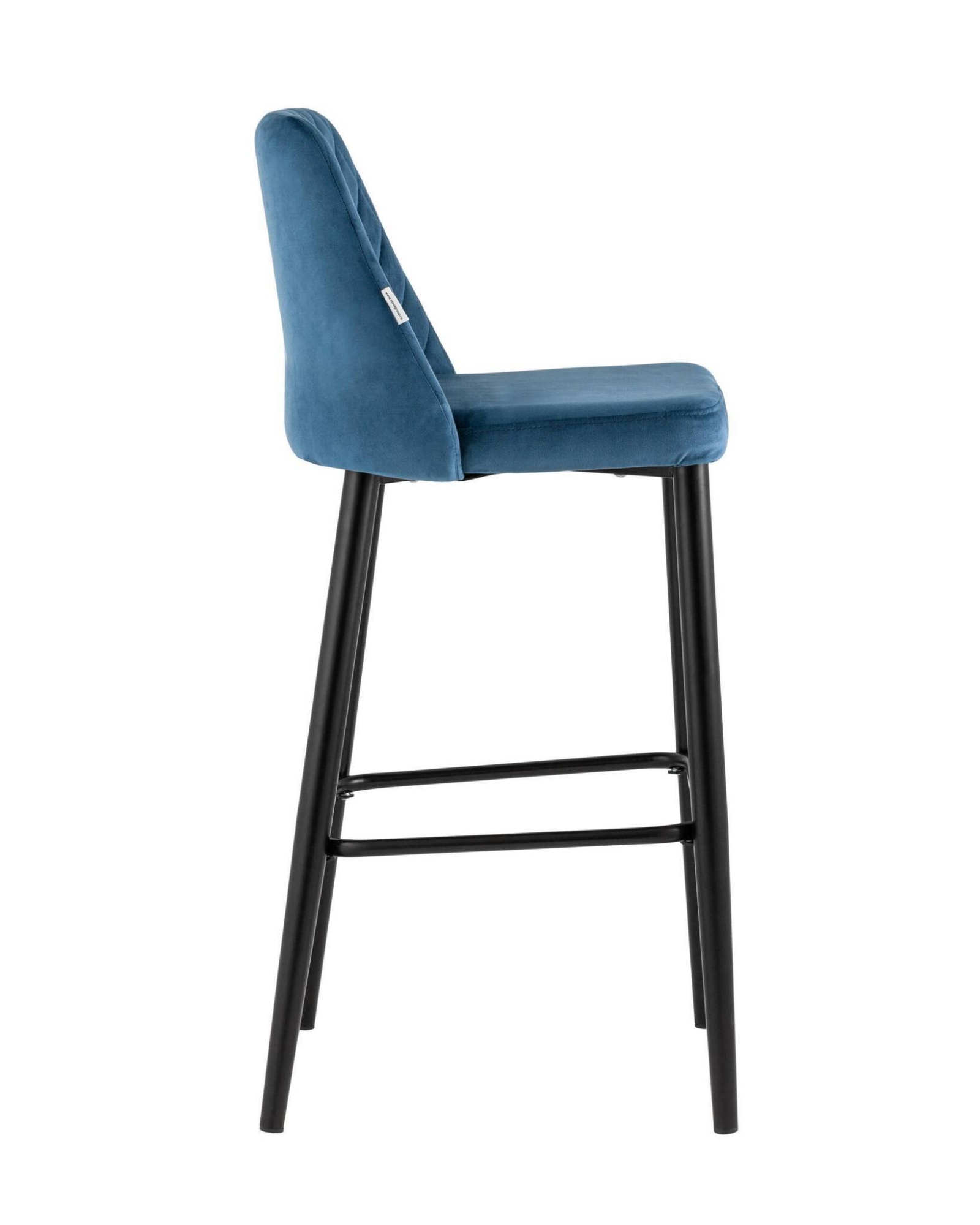 Стул барный Диего велюр пыльно-синий Stool Group