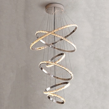 Подвесная люстра CAROLIN D40+60+80+50+100+120 by ImperiumLoft