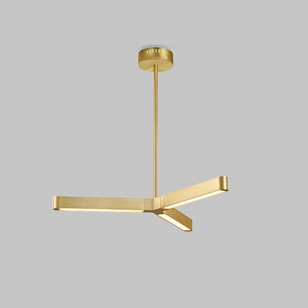 Подвесная люстра CROSS A Золото by ImperiumLoft