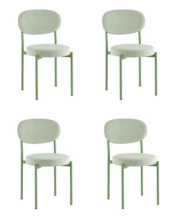 Стул Бриф SN велюр оливковый каркас оливковый муар, 4шт./уп. Stool Group