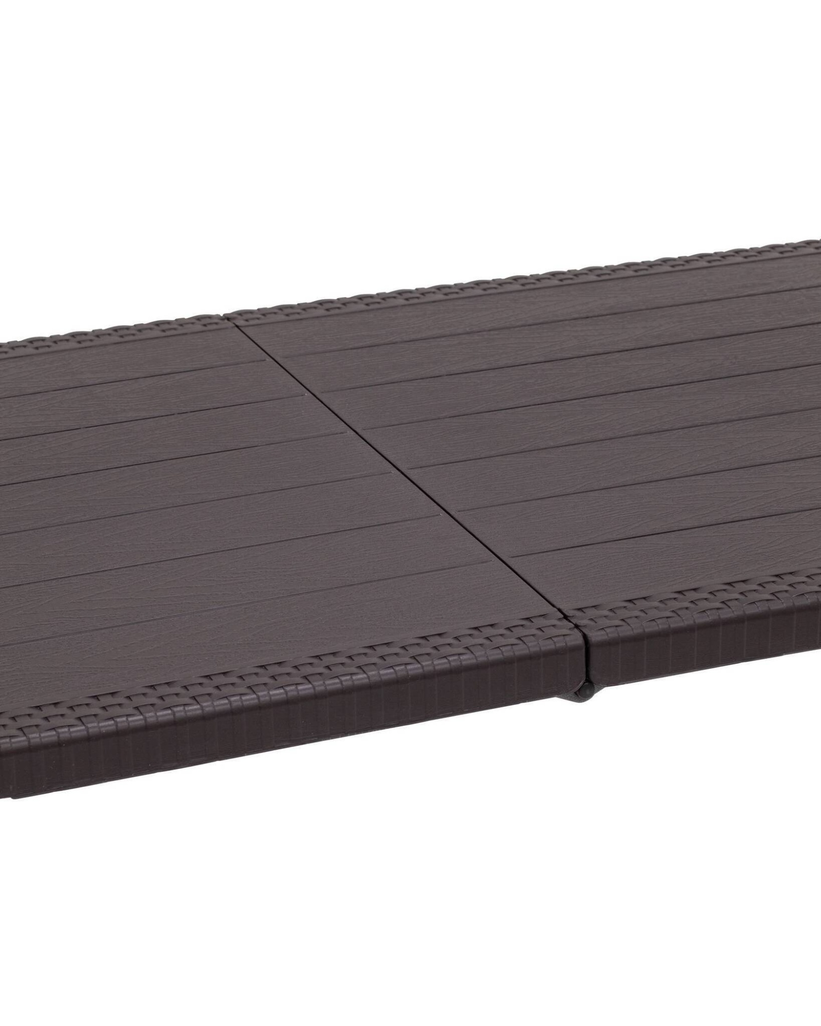 Стол складной чемодан пластиковый Кейт 180 коричневый Stool Group