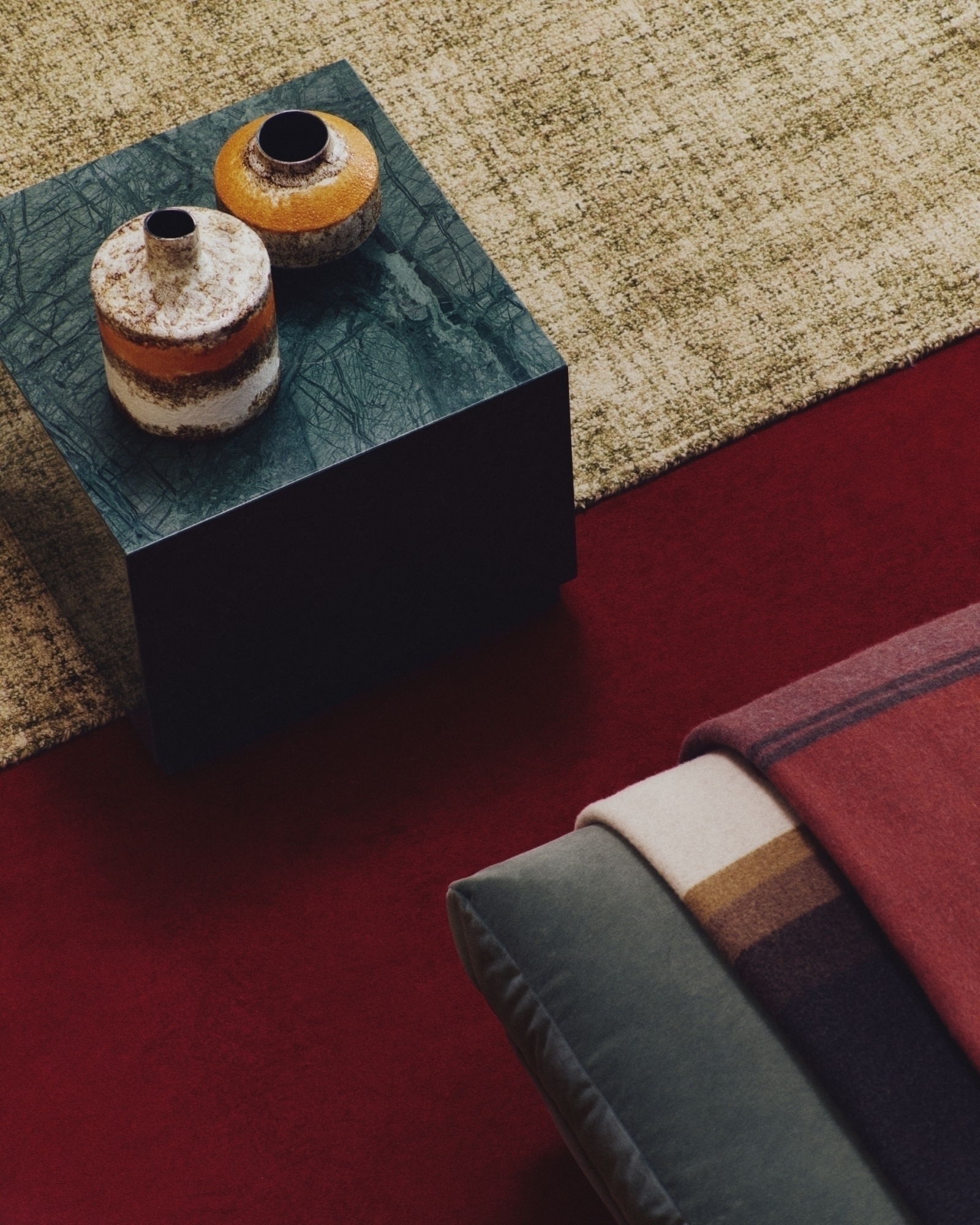 Ваза Estin разноцветная керамическая 25 см La Forma (ex Julia Grup)