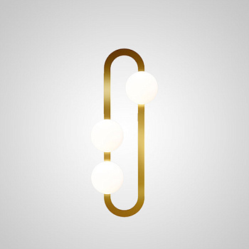 Настенный светильник DIKA L3 Brass by ImperiumLoft