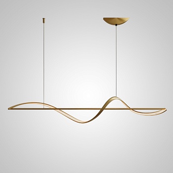 Подвесной светильник ADONIS L140 Brass by ImperiumLoft