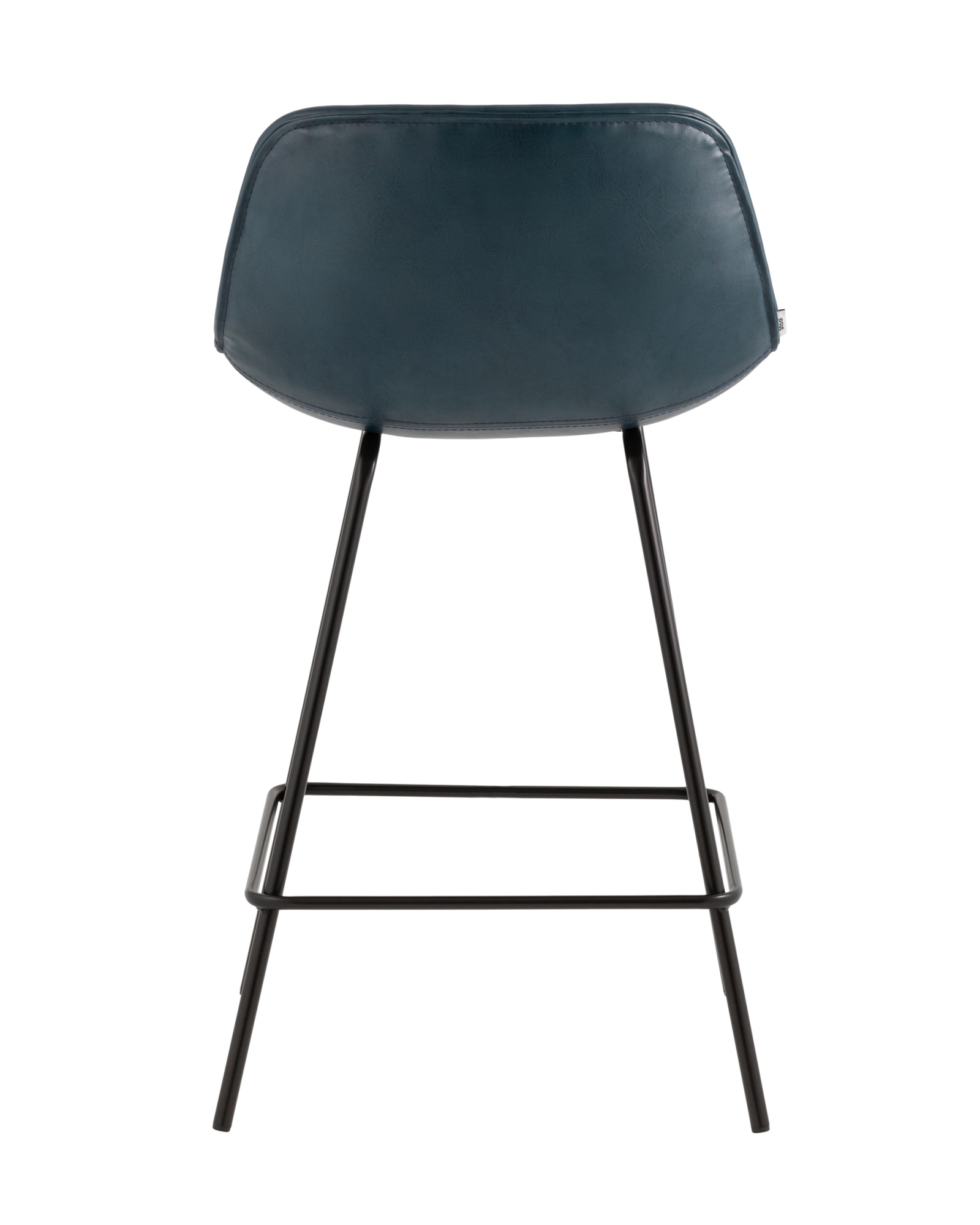 Стул полубарный Деймон экокожа тёмно-синий Stool Group