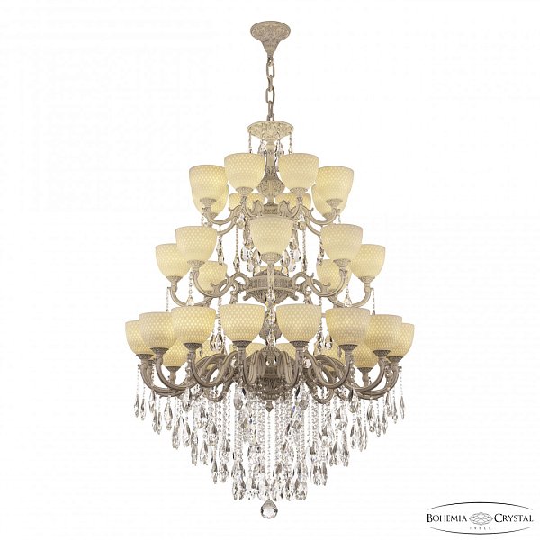 Люстра хрустальная AL78101/16+8+8/300/3d B WMN P1 U Wave Bohemia Ivele Crystal