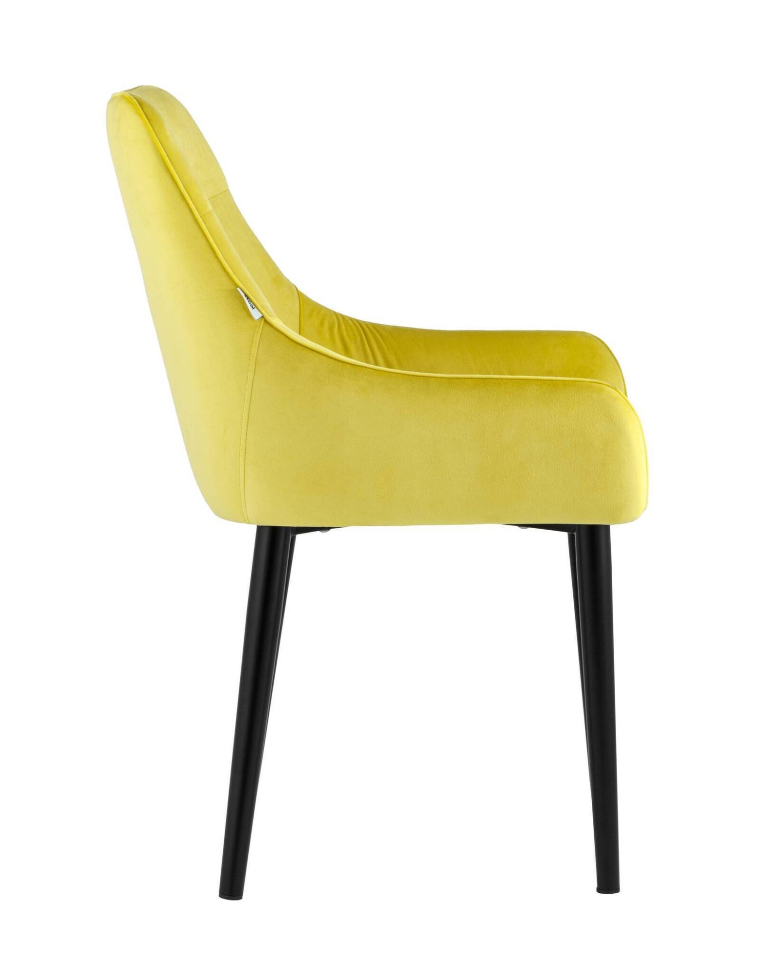 Стул Джоан велюр жёлтый Stool Group