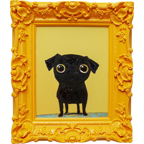 Картина в раме Sweet Dog Eyes 30x35cm KARE 57728